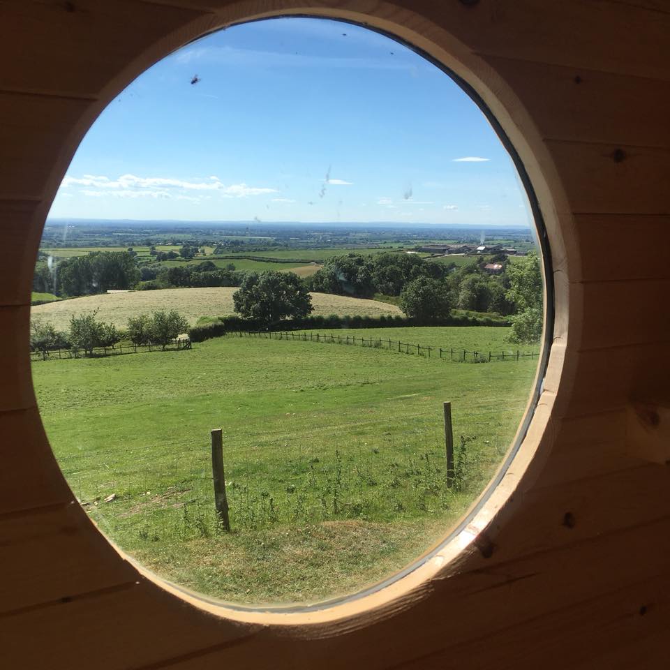 Custom Built Shepherd Hut Window